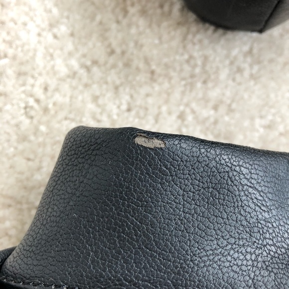 [ Black Poppy ] Black Folded Booties - Picture 2 of 3